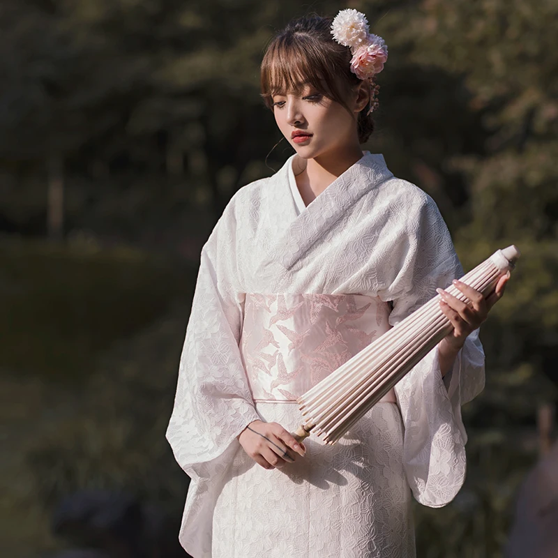 Formal Wear Japan Women - ญี่ปุ่นสไตล์สตรีลูกไม้กิโมโนแบบดั้งเดิมอย่างเป็นทางการยูกาตะเสื้อคลุมอาบน้ำเครื่องแต่งกายคอสเพลย์วินเทจถ่ายภาพสวมใส่เวทีชุด
