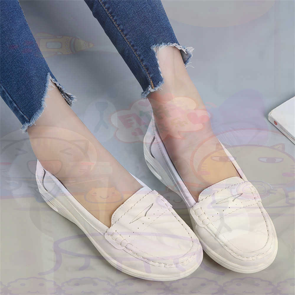 Formal Wear Women'S Loafers - Soft SLIP-ON สตรีขนาดใหญ่รองเท้าเทนนิสสเก็ตบอร์ดสุภาพสตรีรองเท้าผ้าใบแบรนด์หรูกีฬาวิทยาลัย Drop Shipping