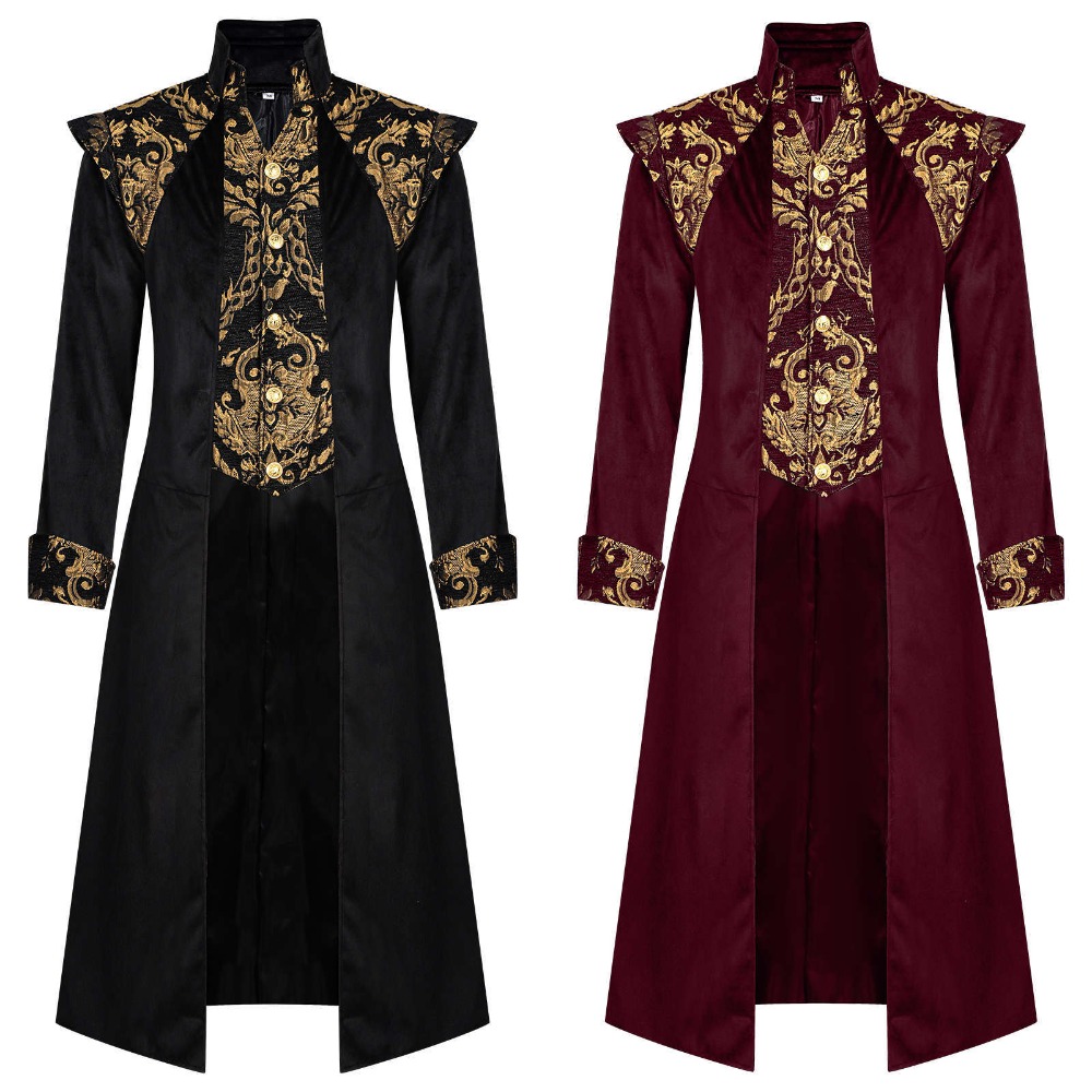เสื้อโค้ทสไตล์สตีมพังก์ยุคกลาง - Women'S Gothic Formal Wear บทวิจารณ์และราคา