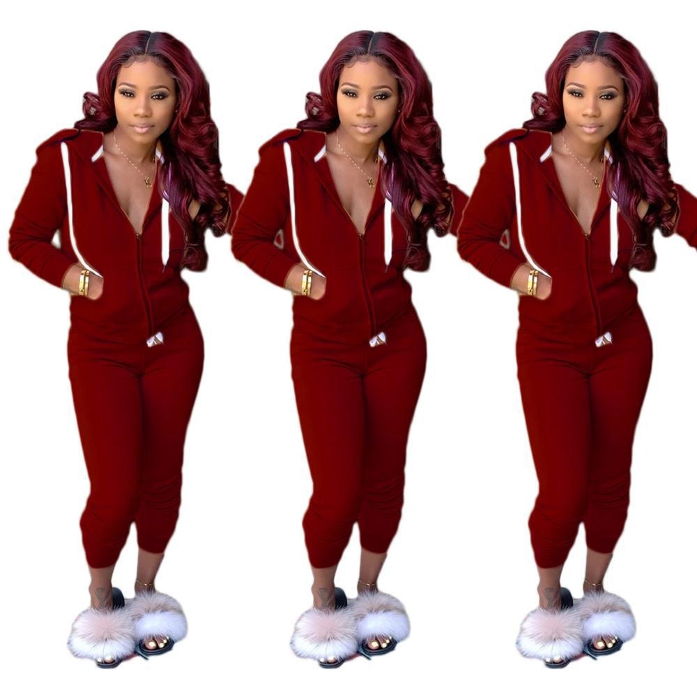 ชุดกีฬาผู้หญิงสองชิ้นผ้าฟลีซสี - Monochrome Suit Set บทวิจารณ์และราคา