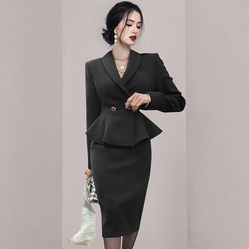 Elegant Office Ladies ชุดชุด2ช - Women Formal Wear Blazer Set บทวิจารณ์และราคา
