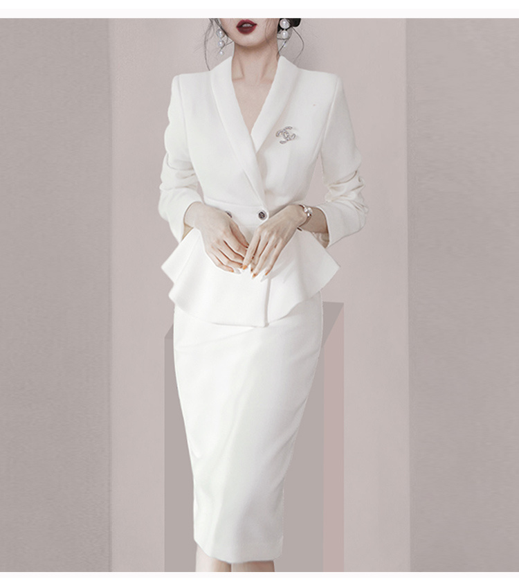 Elegant Office Ladies ชุดชุด2ช - Women Formal Wear Blazer Set บทวิจารณ์และราคา