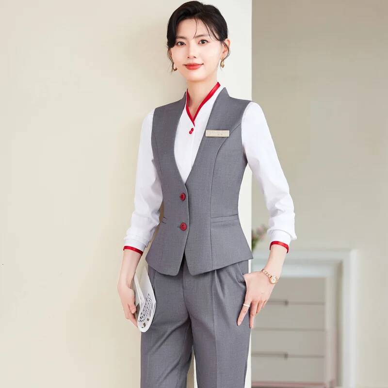 ชุดสูททำงานไซส์ใหญ่พิเศษ 5XL ส - Women Formal Wear Pants บทวิจารณ์และราคา