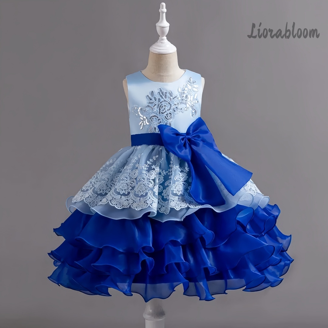 ชุดเดรสเด็กผู้หญิงพร้อมโบว์ขนา - Formal Wear Women Us บทวิจารณ์และราคา