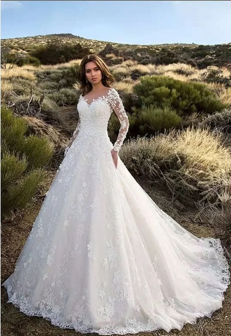 ผู้หญิงแขนยาว V คอลูกไม้ความยา - Formal Wear Women Us บทวิจารณ์และราคา