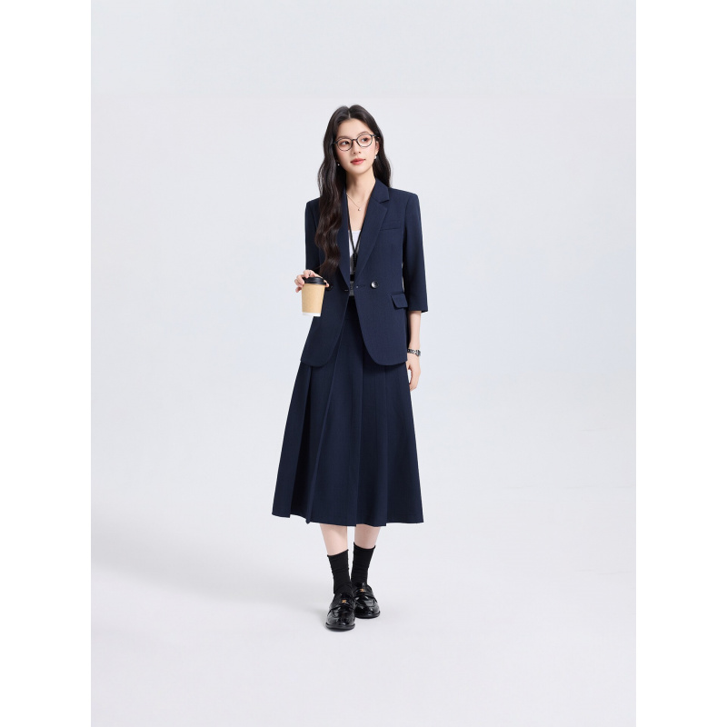 ชุดสูทสีน้ำเงินกรมท่าสำหรับผู้ - Women Formal Wear Pants บทวิจารณ์และราคา