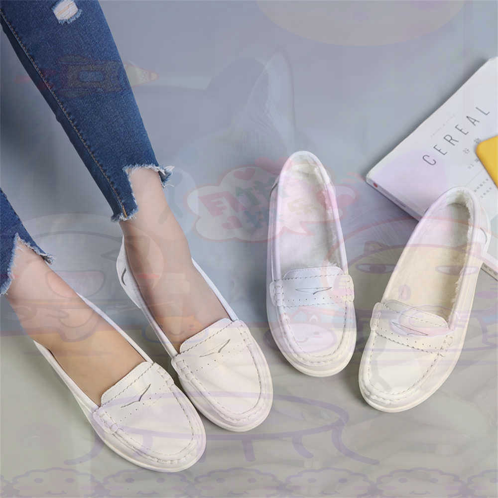 Soft SLIP-ON สตรีขนาดใหญ่รองเท - Formal Wear Women'S Loafers บทวิจารณ์และราคา