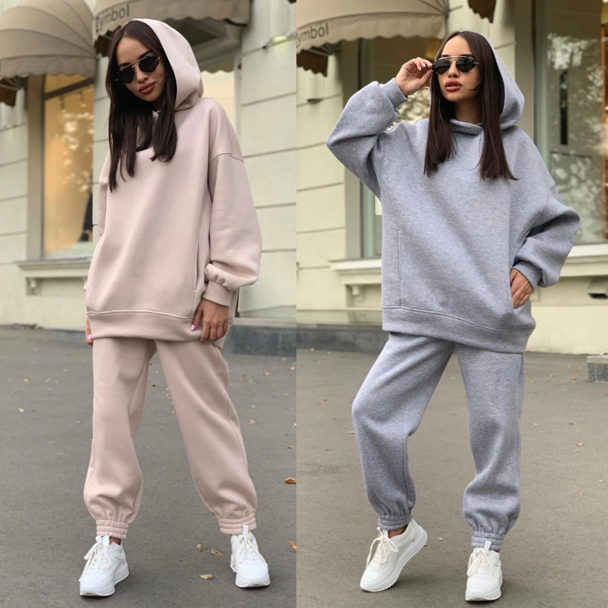 ชุดเสื้อฮู้ดมีฮู้ดสีโมโนโครม แ - Monochrome Suit Set บทวิจารณ์และราคา